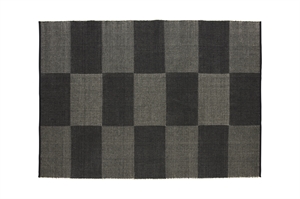Hay  - Tæppe - Check Rug - Black 170 x 240 cm